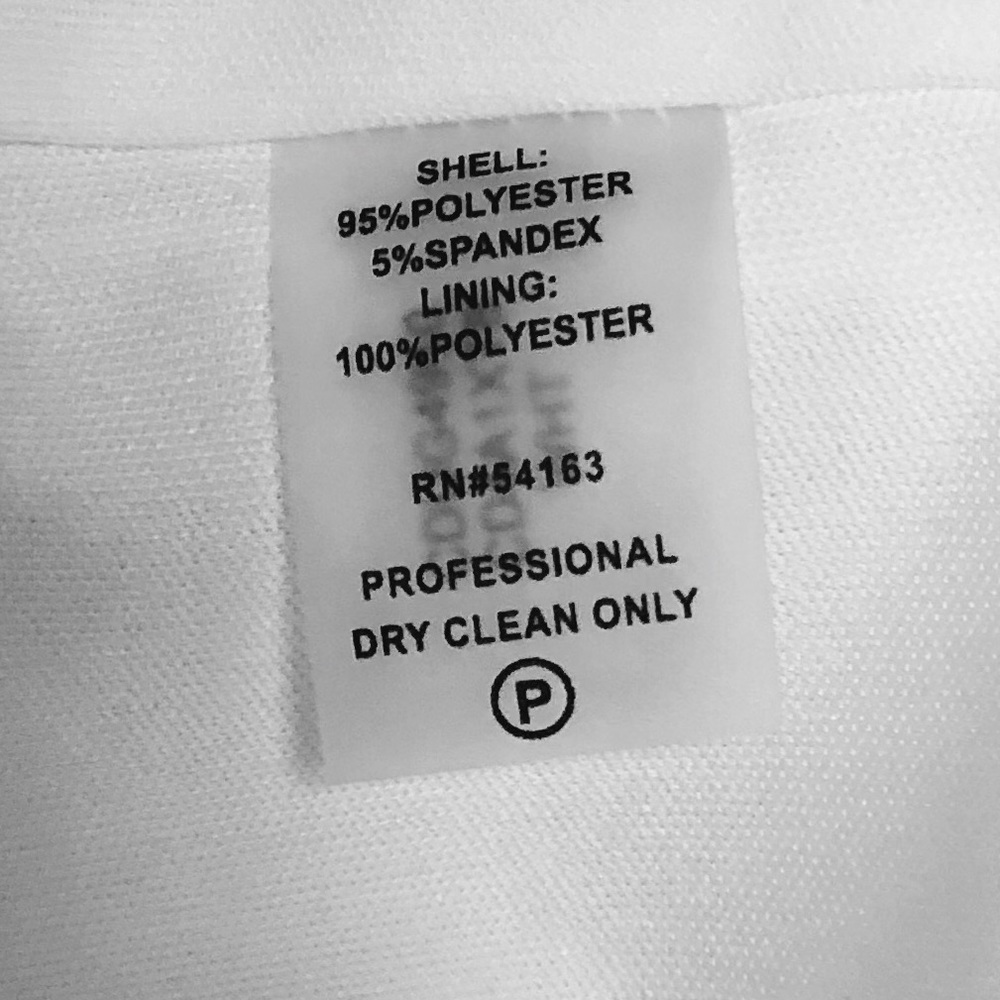 🚫SOLD🚫Calvin Klein White Sleeveless Sheath - Picture 7 of 7